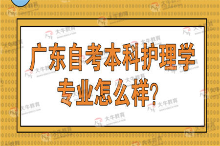 广东自考本科护理学专业怎么样？